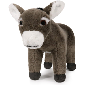 Peluche di Asino Grigio di Alta Qualità Personalizzato, Decorazione Realistica per Regali di Compleanno, Giocattoli Imbottiti per Bambini - Product Image 3