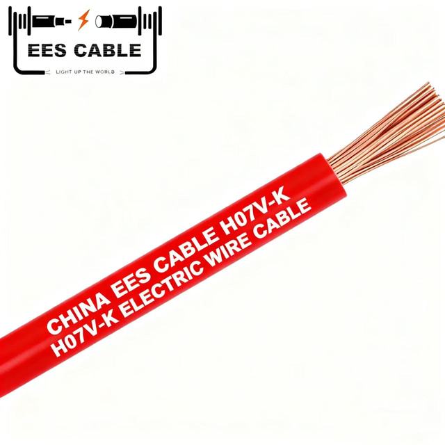 450/750V H05V-K/H07V-K Flexible Single Core Copper PVC Insulated Electrical Wire 0.75mm-10mm Building Cable