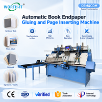 Machine à encoller les feuilles de finition pour carnets KB ZY440, économique et automatique, 440 mm