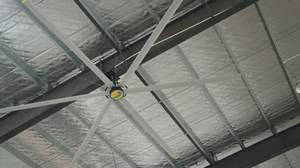 Ventilateurs de plafond industriels HVLS de 24 pieds, grand moteur DC sans balais, robustes pour les grands espaces et les entrepôts, grands ventilateurs de plafond - Product Image 6