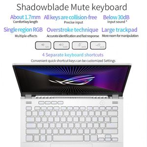 A-SUS ROG Phantom 14 Air Starry Sky Sky Sky รุ่นสีเทาแล็ปท็อป Win11 165Hz 2560x1600แล็ปท็อปส่วนบุคคล - Product Image 5