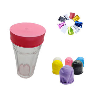 Tapa de silicona impermeable personalizada con logo para bebidas, cubierta de látex para vasos, condón de silicona para bebidas - Product Image 6