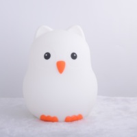 Draagbare Armatuur 1200Mah Draadloze Plastic Kleurrijke Led Vogel Bureau Lampen Voor Baby