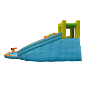 Structure gonflable rapide pour enfants avec toboggan, mur d'escalade, obstacles, trampoline et piscine à balles pour intérieur et extérieur - Product Image 4