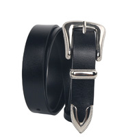 Ceinture en cuir véritable pour femme, en peau de vache, avec boucle ardillon, pour occasions formelles, décontractées ou professionnelles, vente en gros