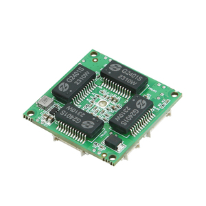 Tamaño mini 38*38mm, placa de interruptor de red pequeña de 8 puertos 100M MX1.25 puerto de red de asiento de fila módulo de expansión de comunicación Ethernet - Product Image 6