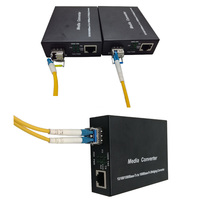 SFP Fiber optik ortam dönüştürücü 100/1000M Ethernet dönüştürücü alıcı-verici