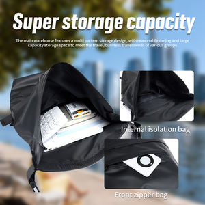 Fábrica al por mayor logotipo personalizado Casual Durable de gran capacidad de moda de negocios mochila impermeable bolsa Roll Top <span class=keywords><strong>Laptop</strong></span> mochila - Product Image 3