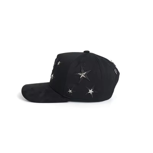 프레임 하이 퀄리티 남자의 <span class=keywords><strong>5</strong></span> 패널 스웨이드 모자 라인 석 로고 야구 모자 사용자 정의 자수 로고 야구 모자 X 잃어버린 언덕 - Product Image 6