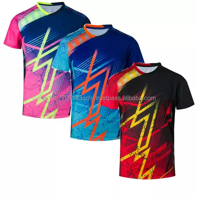 Camiseta de sublimación de calidad de lujo, Camiseta estampada de maratón, camiseta de correr sublimada de cuello redondo de poliéster con gofres para hombres