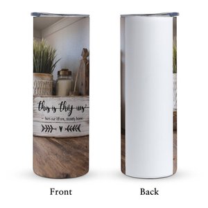Stainless Steel Tumbler 20oz Vacuum Insulated Custom Print Cup For <b>Coffee</b> Tea - Product Image 5