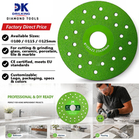 Disque de coupe ultra-fin DK 4/4,5/5 pouces pour carrelage, verre, porcelaine, jade, céramique, marbre – Outil de découpe et disque de meulage