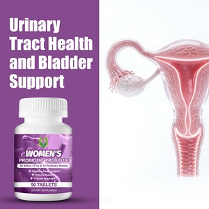 OEM ODM Women's Probiotic Tablets Help Nourish Good Bacteria in Your Gut Improve Immune Function Women's Prebiotic Tablets - Product Image 4