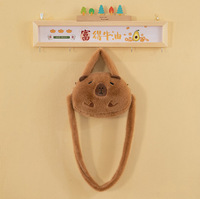 Prix bas 2025 Hot Yiwu Jouet Agent Capybara En Peluche Sac À Dos Mignonne Fille Dessin Animé Animaux Conception Nouveau Sac D'école