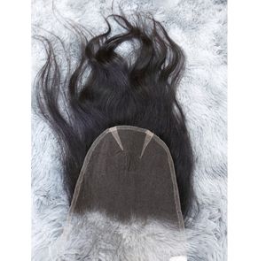 Vietnam cheveux vietnamiens cuticule aligné Transparent HD pour dentelle frontale 8x8 dentelle fermeture oreille à oreille mince dentelle fermeture - Product Image 1