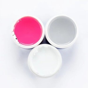 Nouvelles extensions d'ongles en gel UV transparentes, blanches et roses, populaires, <span class=keywords><strong>56</strong></span> g, sans douleur, pour extension des mains - Product Image 4