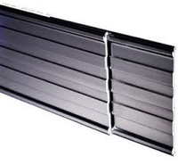 Bordure de pelouse en alliage d'aluminium naturel en forme de I, style américain, pour aménagement paysager, pavés et pierres, garantie 5 ans, installation facile