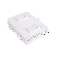 ABS 2 16 Mechanical Sealing FTTH Fiber Optic Distribution Box 16 Cores 16 SC Adapters -40~+65 Wide Temperature Range Outdoor