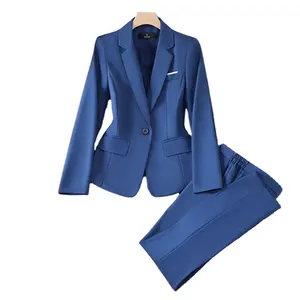 High Quality Office Women's Suit Workwear Customized Design Tuxedo Business Suits Women's Blazer And Pants Set