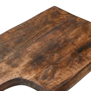Planche à découper en bois massif la plus vendue avec bords arrondis, planche de cuisine pour la cuisson professionnelle et domestique, en vente - Product Image 6