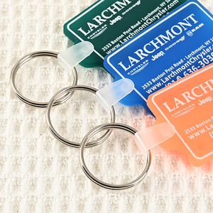 <b>Custom</b> Soft Rubber Keychains Double-Sided Digital Printing Promotional Gift <b>Keychain</b> Zinc Alloy Material China Made - Product Image 2