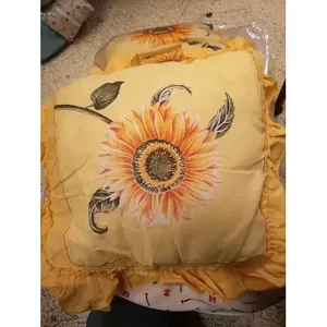 Ensemble de couette King Size Competition Sunflowers, 3 pièces, literie pour la maison toutes saisons - Product Image 5