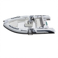 Bateau de pêche gonflable en fibre de verre RIB 480 de haute qualité, coque en V profond, PVC HYPALON ORCA, pour conception personnalisée