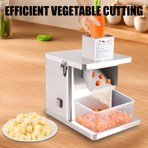 Affettatrice Elettrica Multifunzione per Tagliare a Cubetti Frutta e Verdura, Macchina per Tritare Patate e Carote - Product Image 3