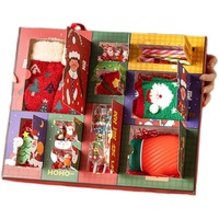 Cadeau personnalisé pour femme, calendrier de l'avent de Noël en papier rigide vide pour cosmétiques et maquillage, 24 jours de compte à rebours, matériaux recyclés