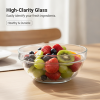 Ensemble de boîtes à lunch en verre, compatibles micro-ondes et congélateur, avec couvercle à fermeture intelligente pour les employés de bureau ; bol bento anti-fuite pour conserver la fraîcheur