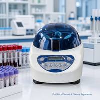 Centrifugeuse de laboratoire compacte CE ISO TD4B à faible vitesse avec moteur sans balais, écran LCD, rotors multi-angles et faible bruit