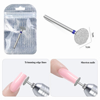 Disque de ponçage diamanté pour ponceuse à ongles électrique, fraise de meulage, outil de coupe de cuticules, outils d'art ongulaire, embouts de polissage pour ongles