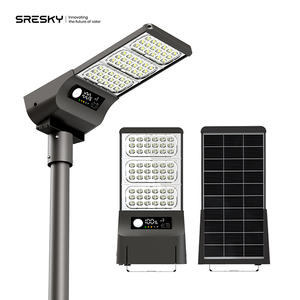 SRESKY Smart Solar Street Led Lights Lampes solaires <span class=keywords><strong>ext</strong></span>érieures avec capteur de mouvement Lampadaire <span class=keywords><strong>Solaire</strong></span> <span class=keywords><strong>ext</strong></span>érieur Lampadaire <span class=keywords><strong>solaire</strong></span> - Product Image 1