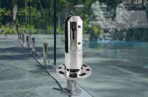 Spigot en acier inoxydable duplex de haute qualité, directement de l'usine, pour balustrade sans cadre, garde-corps, clôture de piscine, escalier extérieur - Product Image 4