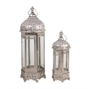 Eco Friendly Metal Candle Lantern for Ramadan Festival with Decorative Cutwork Design for Home and Gift Use Bulk Supplier - Product Image 6