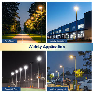Nueva Lámpara LED de Calle AC de 150W-300W, 3CCT Ajustables (5000K 4000K), IP65, Aleación de Aluminio, 5 Años de Garantía, para Carreteras y Estacionamientos - Product Image 5
