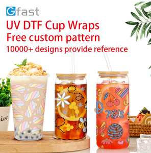 Venta al por mayor calor personalizado nuevo 20oz 24oz Uvdtf vaso serigrafía Libby dibujos animados Navidad Uv Dtf Cup Wraps transferencias 16oz pegatinas - Product Image 2