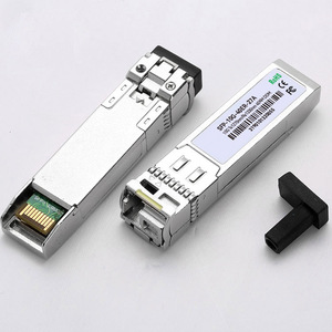 โมดูลไฟเบอร์ออปติกแบบเสียบเร็วสำหรับอุตสาหกรรม OEM/ODM ระยะ 40 กม. ความเร็ว 10Gbps SFP+ BIDI 10G - Product Image 1