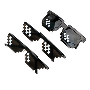 2020แว่นตาย้อนยุค8บิต MLG Pixelated แว่นกันแดดเสื้อผ้าผู้ชายผู้หญิงยี่ห้ออันธพาลชีวิตพรรคแว่นตาโมเสค UV400แว่นตา - Product Image 1