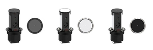 SINOAMIGO Enchufe Elevador Eléctrico con Cargador Inalámbrico de 15W Personalizado para UE/RU, 2 Tomas de Corriente con Carga Rápida USB PD de 20W, Material de Vidrio - Product Image 5