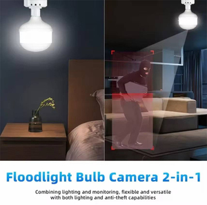 V380 Pro Smarty 360 Degrees Câmera panorâmica Two Way <span class=keywords><strong>Audio</strong></span> Melhor preço Câmera CCTV de segurança sem fio Fisheye ip Light Bulb Camera - Product Image 3