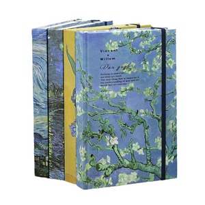 Cahiers d'art à couverture rigide avec sangle Van Gogh créatifs pour étudiants A5 Imprimés Logo personnalisé Papier Peinture à l'huile Esthétique <span class=keywords><strong>Livre</strong></span> de <span class=keywords><strong>croquis</strong></span> - Product Image 5