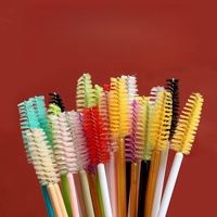 Brosse à cils écologique à usage unique de haute qualité avec greffage en spirale et peignage durable 50 PCS/pack