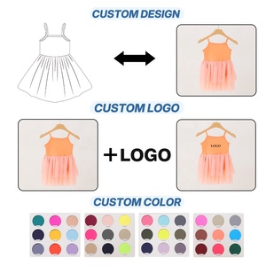 ティアオセ キッズ ブラインドボックス ホルターヨガ メッシュドレス ゴルフスカート ガールズドレス 2-12歳 子供服 ベビー服 女の子 夏服 - Product Image 2