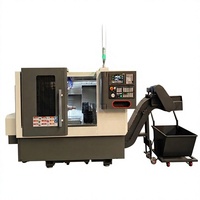 Torno CNC de Metal con Guía Lineal Hidráulica Horizontal Automática y Servomotor