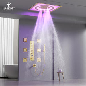 Juego de Ducha Multifuncional de Cobre para Montaje en Pared, con Rociador de Lluvia, Preinstalado y Oculto para Baño, Producto Transfronterizo - Product Image 3