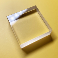 Pour le laser de diode IPL cosmétique peau 515 à 1200nm carré ou rond optique saphir cristal lumière guide fenêtre en verre