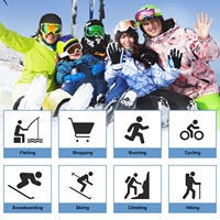 Masque facial en acrylique double couche à un trou, tricoté, chaud pour l'hiver, pour le cyclisme et le ski, avec motif jacquard en forme d'os