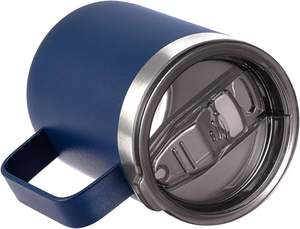 Mug à café isotherme en acier inoxydable de 12 oz avec poignée, tasse de voyage à double paroi sous vide - Product Image 3