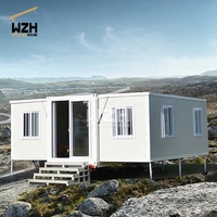Maison conteneur pliable moderne de 40 pieds, conforme aux normes australiennes, étanche et écologique, préfabriquée, bureau portable extérieur
